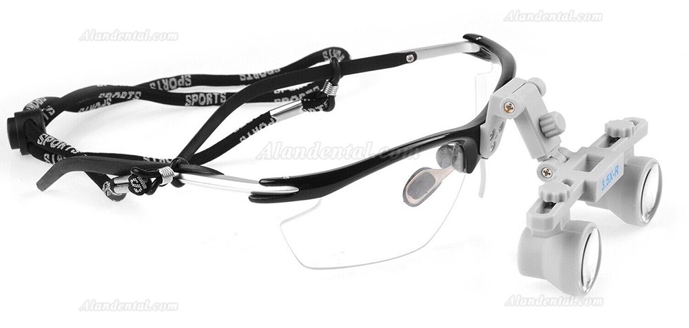 YOYU DY-116 3.5X-R Dental Binocular Loupes Magnifier Operation Loupe with Presbyopia Frame
